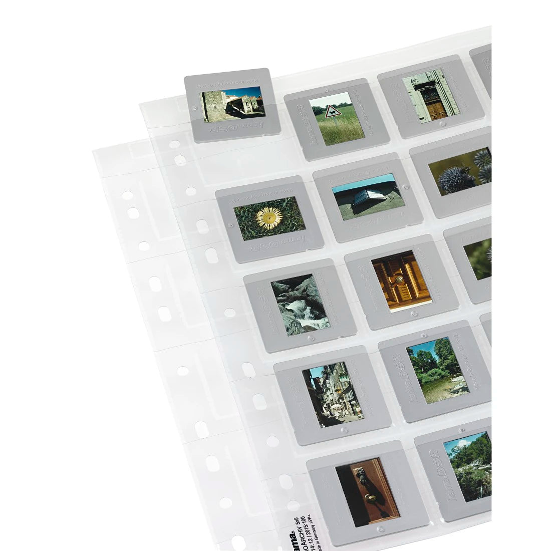 Hama 00002004 | Slide storage sleeves | 20 slides per sleeve | 5 x 5 cm