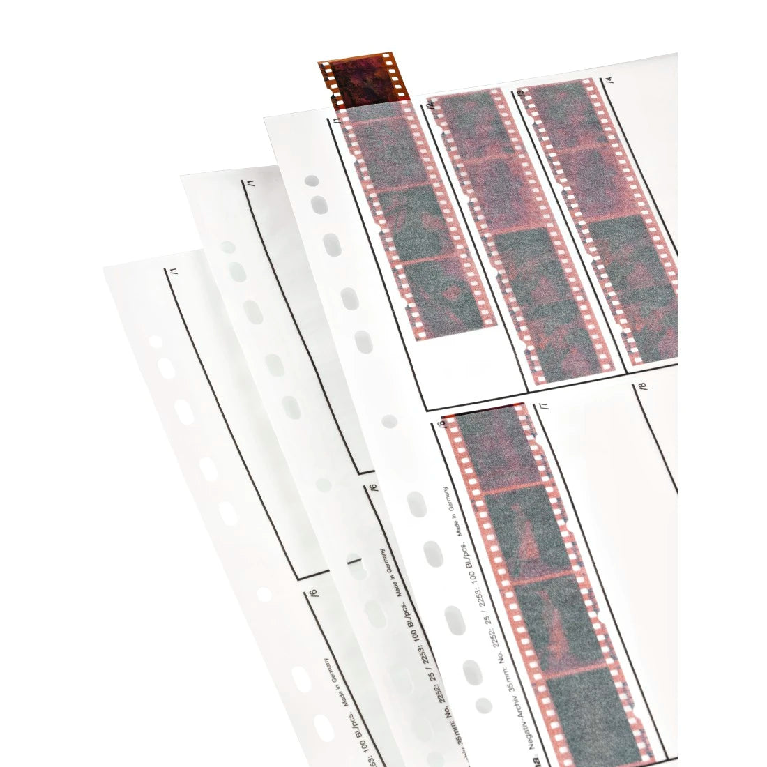 Hama 2252 | 35mm negative sleeves | 10 strips of 4 | 25 sheets