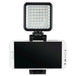 Hama 49 BD | LED camera light | 49 LEDs with dimmer | Black