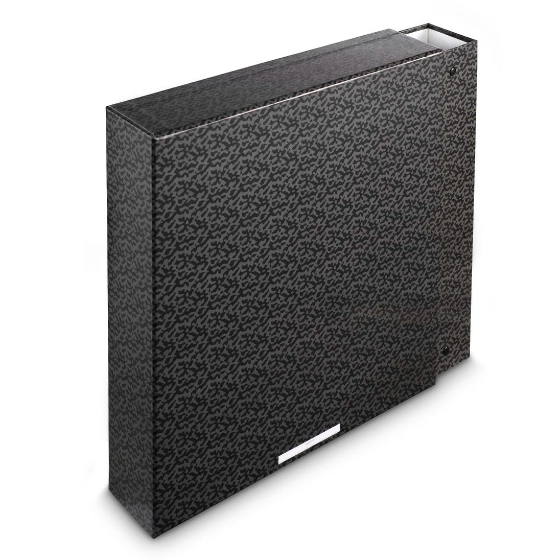 Hama 7546 | 4-D ring binder | 70 mm spine with slipcase | Black and grey