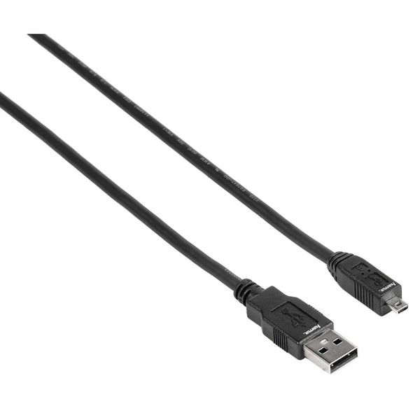 Hama 74204 | USB 2.0 cable | A plug to mini-B B8 pin | 1.8 m | Black
