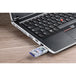 Hama 91092 | USB 2.0 card reader | SD and microSD | Transparent