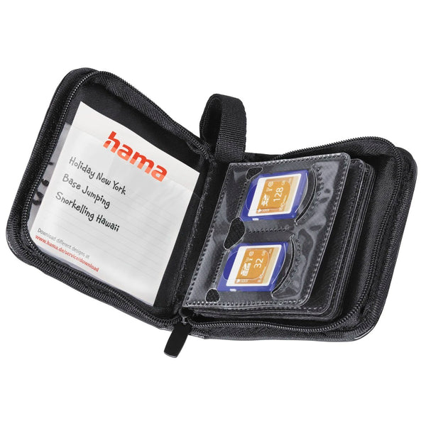 Hama 00095980 | Memory card case | Holds up to 12 cards | Black