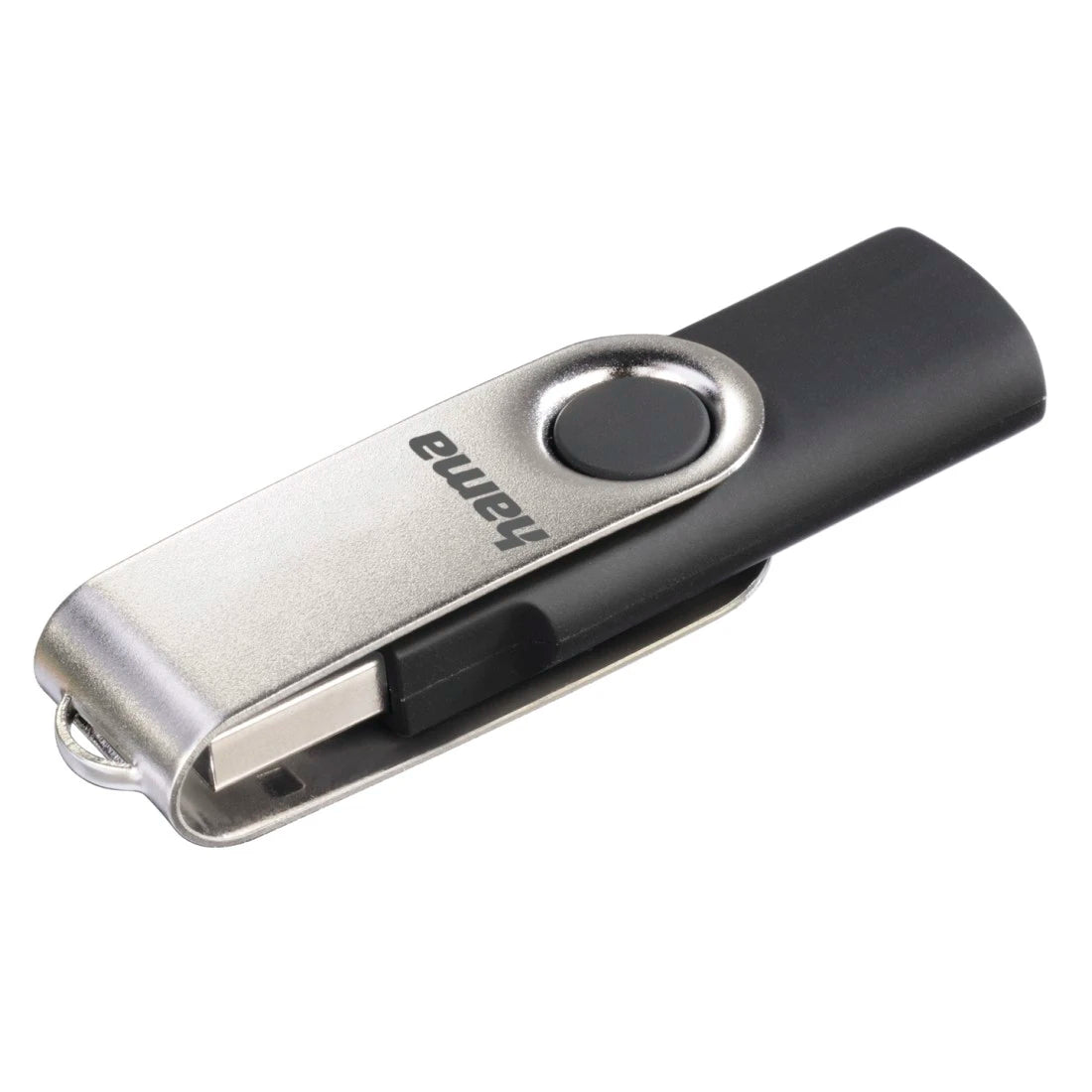 Hama Rotate | USB flash drive | 128 GB USB 2.0 | Black and silver