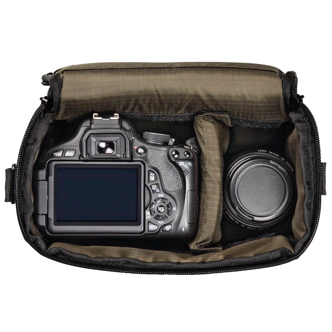Hama Terra 130 | Camera shoulder bag | Recycled polyester | Grey