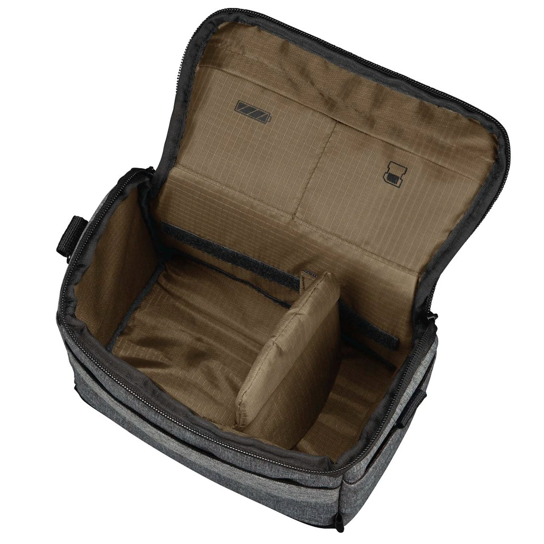 Hama Terra 130 | Camera shoulder bag | Recycled polyester | Grey