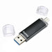 Hama Laeta Twin | USB flash drive | 64GB USB 3.0 | Black