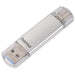 Hama C-Laeta | USB flash drive | 32GB USB-A and USB-C | Silver