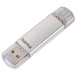 Hama C-Laeta | USB flash drive | 32GB USB-A and USB-C | Silver