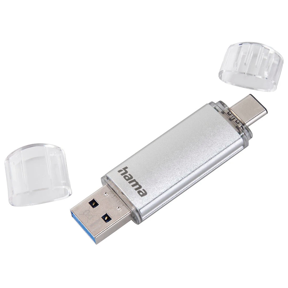 Hama C-Laeta | USB flash drive | 32GB USB-A and USB-C | Silver