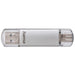 Hama C-Laeta | USB flash drive | 32GB USB-A and USB-C | Silver