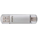 Hama C-Laeta | USB flash drive | 32GB USB-A and USB-C | Silver