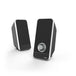 Hama Sonic LS-206 | PC speakers | Wired 2.0 stereo | Black and silver
