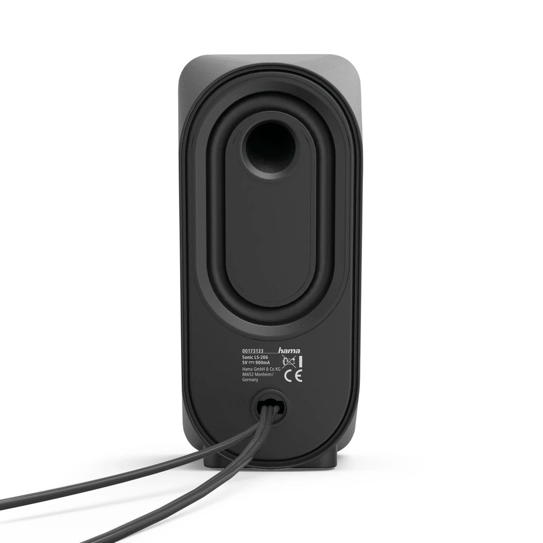 Hama Sonic LS-206 | PC speakers | Wired 2.0 stereo | Black and silver