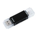 Hama Basic | USB 2.0 OTG card reader | SD and microSD | Black