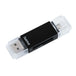 Hama Basic | USB 2.0 OTG card reader | SD and microSD | Black