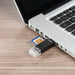 Hama Basic | USB 2.0 OTG card reader | SD and microSD | Black