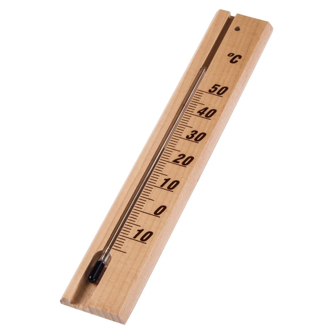 Hama 00186401 | Indoor thermometer | Analogue Celsius scale | Wood | 20 cm