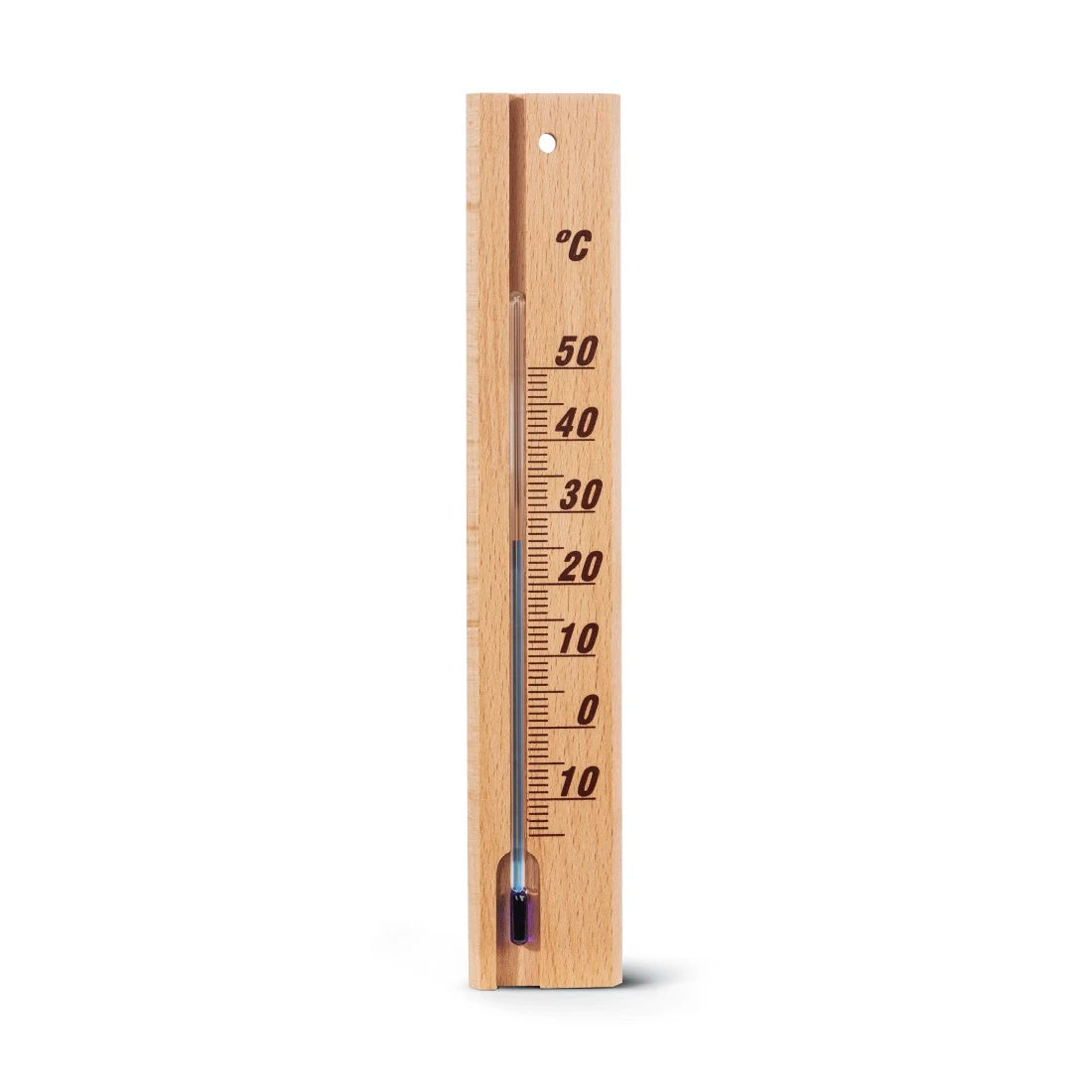 Hama 00186401 | Indoor thermometer | Analogue Celsius scale | Wood | 20 cm