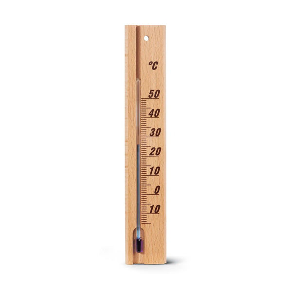 Hama 00186401 | Indoor thermometer | Analogue Celsius scale | Wood | 20 cm