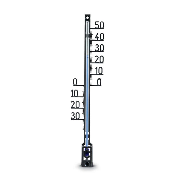 Hama 00186404 | Indoor and outdoor thermometer | Analogue | 16 cm | Black