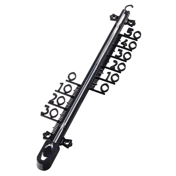 Hama 00186405 | Indoor/outdoor thermometer | Analogue 26 cm | Black
