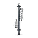 Hama 00186405 | Indoor/outdoor thermometer | Analogue 26 cm | Black