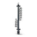 Hama 00186405 | Indoor/outdoor thermometer | Analogue 26 cm | Black