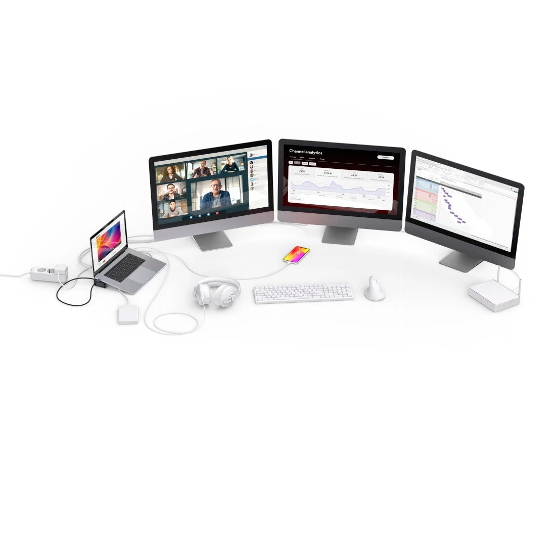 Hama Connect2Office Work | USB-C docking station | 12 ports | 100 W