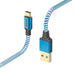 Hama Reflective | USB-A to USB-C cable | 1.5 m USB 2.0 | Blue