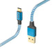 Hama Reflective | USB-A to USB-C cable | 1.5 m USB 2.0 | Blue