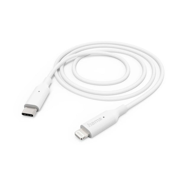Hama 00201598 | USB-C to Lightning cable | 1 m | White