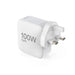 Hama 201949 | UK GaN USB charger | 100 W 3-port | White