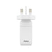 Hama 201949 | UK GaN USB charger | 100 W 3-port | White