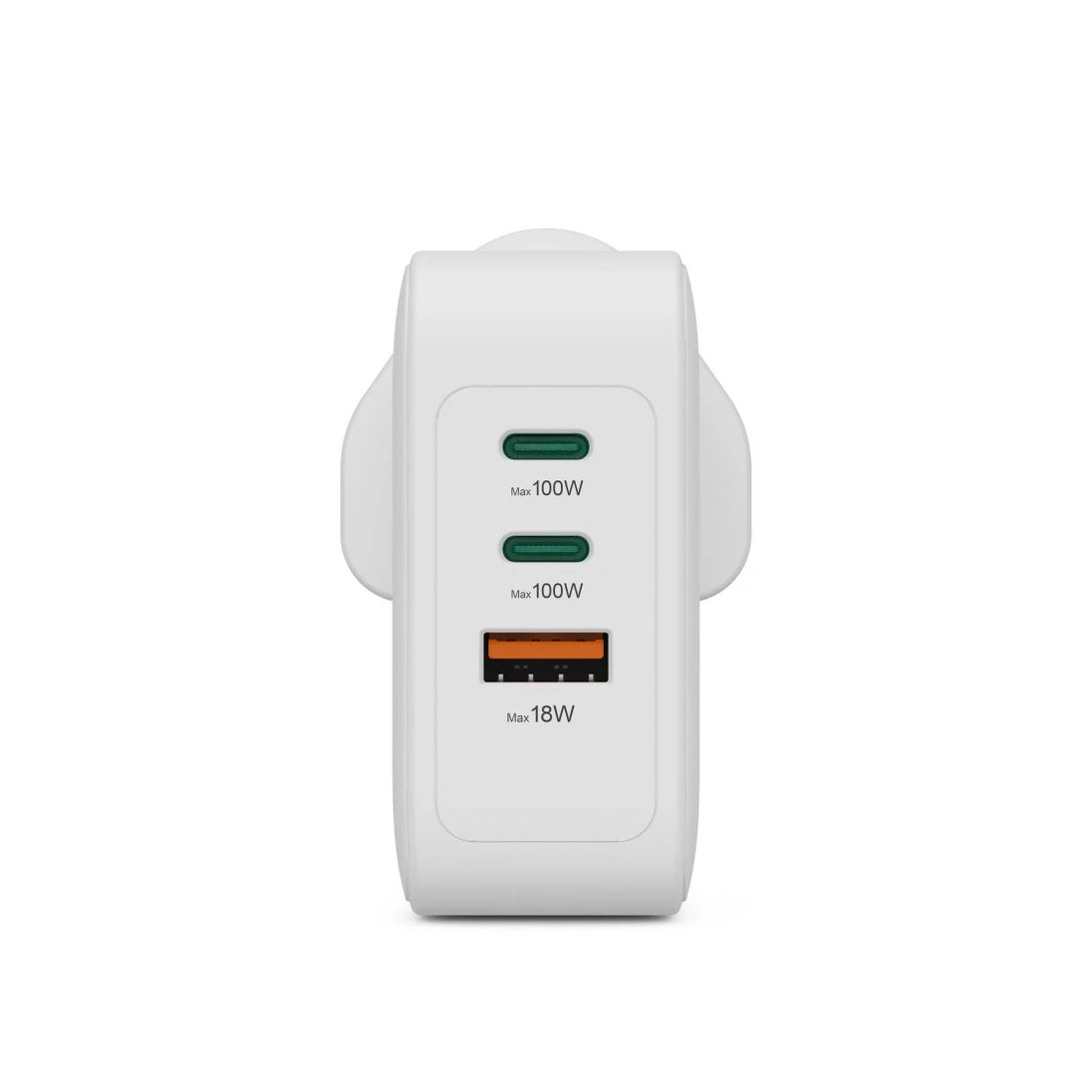 Hama 201949 | UK GaN USB charger | 100 W 3-port | White