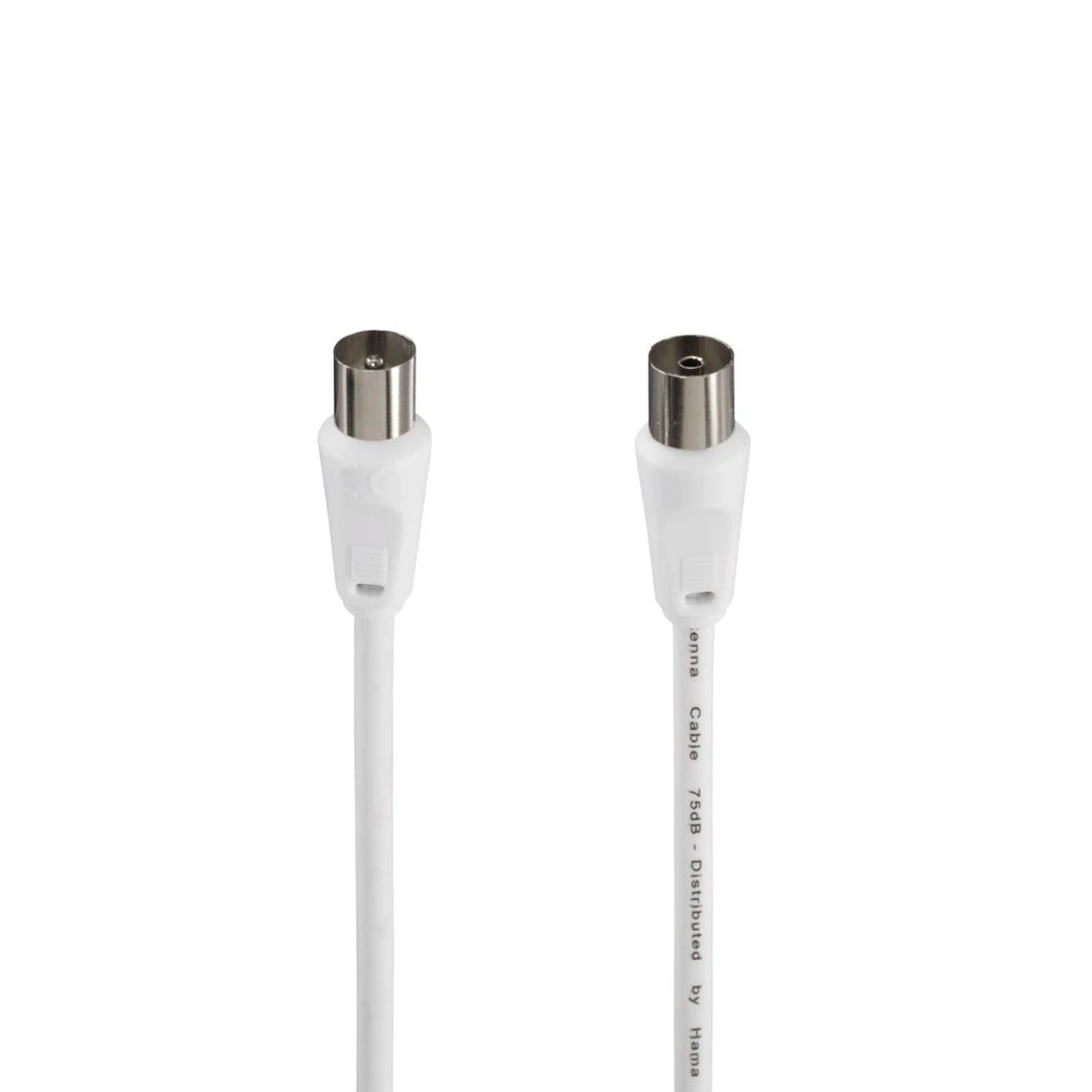 Hama 00205028 | Antenna cable | Coax plug to socket | 1.5 m | White