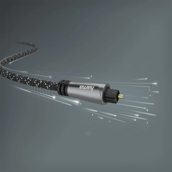 Hama 00205140 | Optical audio cable | Toslink ODT to Toslink ODT | 3 m | Black