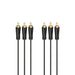 Hama 00205150 | Audio/video RCA cable | 3 RCA to 3 RCA | 1.5 m black