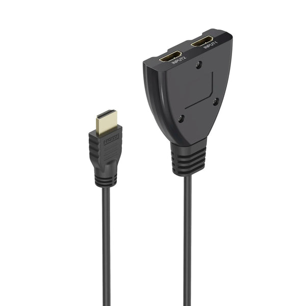 Hama 00205323 | HDMI switch | 4K at 60 Hz | 2 inputs to 1 output | Black