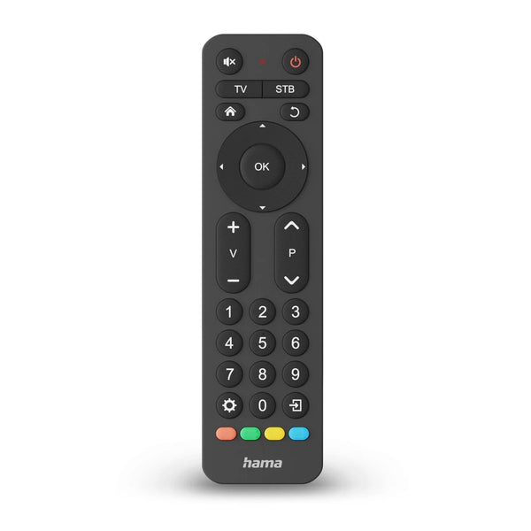 Hama 00221056 | Universal TV remote control | Infra-red for 2 devices | Black