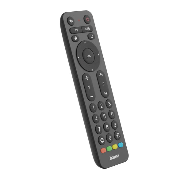 Hama 00221056 | Universal TV remote control | Infra-red for 2 devices | Black