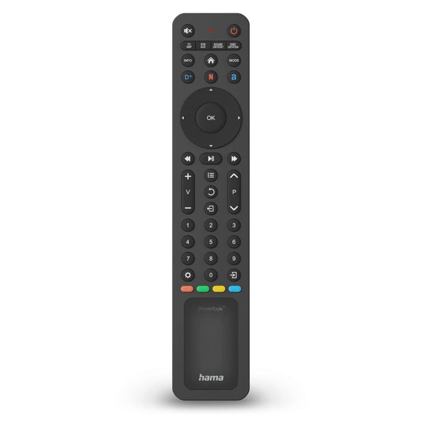 Hama Universal TV Remote Control | Controls up to 8 devices | Black