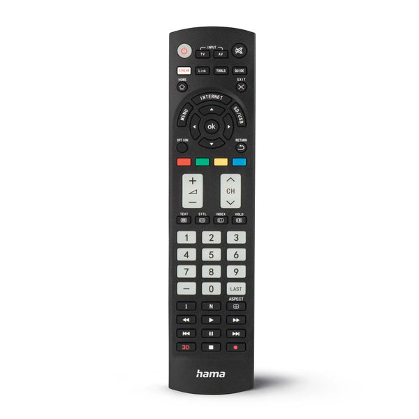 Hama 00221064 | Panasonic TV remote control | IR with learning function | Black