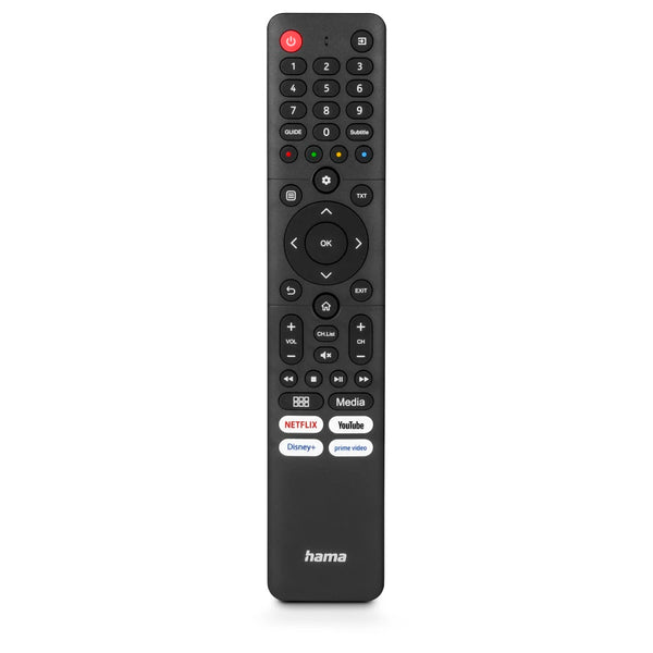Hama 00221067 | Hisense TV remote control | Infrared | 4 app keys | Black