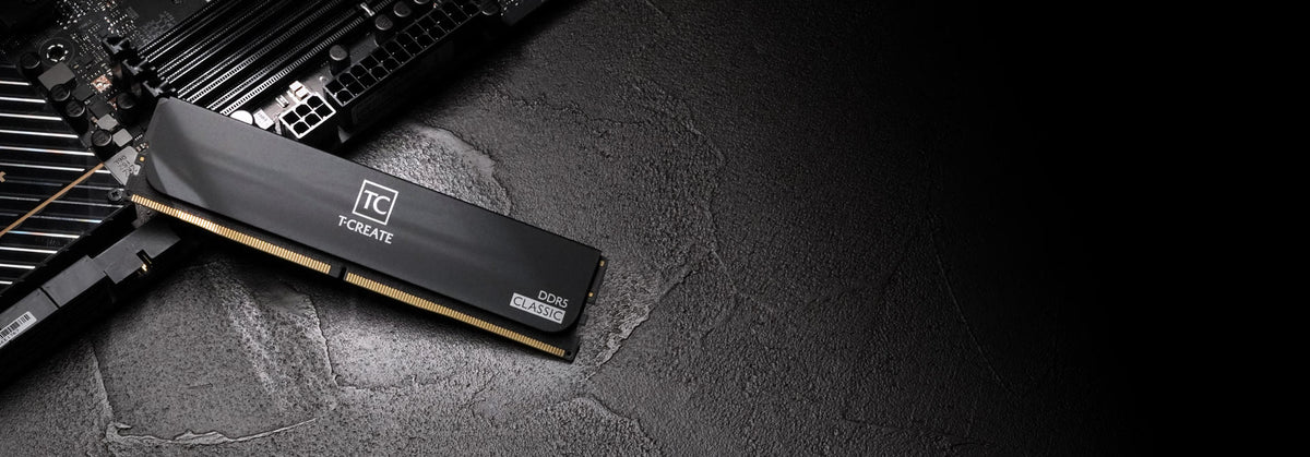 TEAM T-CREATE CLASSIC | DDR5 desktop RAM kit | 32GB 6000MHz CL48 | Black