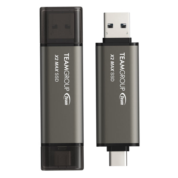 TEAM X2 MAX | Portable SSD | 1TB USB 3.2 Gen 2x1 | Type-C and Type-A
