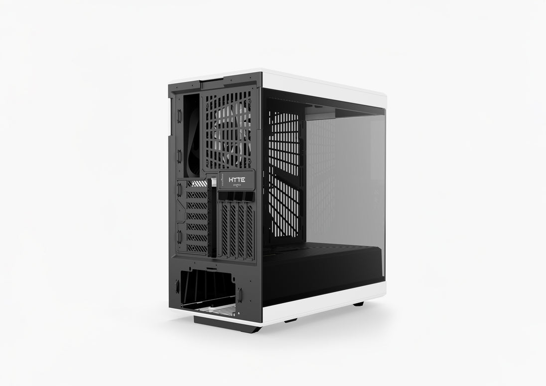 HYTE Y40 | Mid tower PC case | PCIe 4.0 riser | White and black