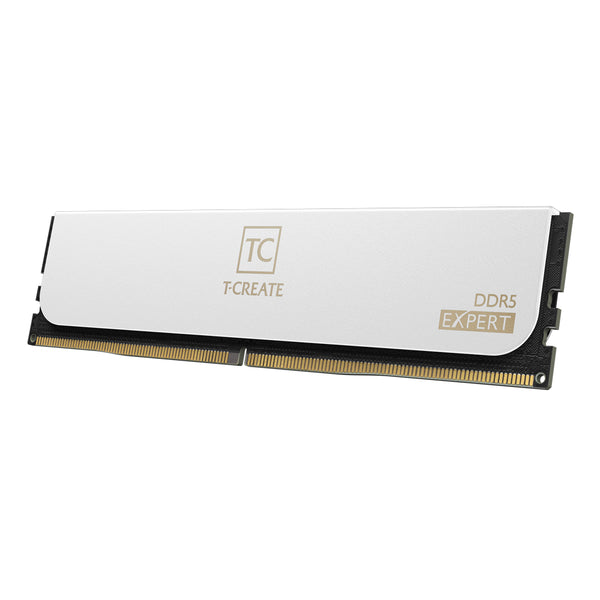 TEAM T-CREATE EXPERT | DDR5 desktop memory | 32GB 6400MHz CL32 | White 2x16GB
