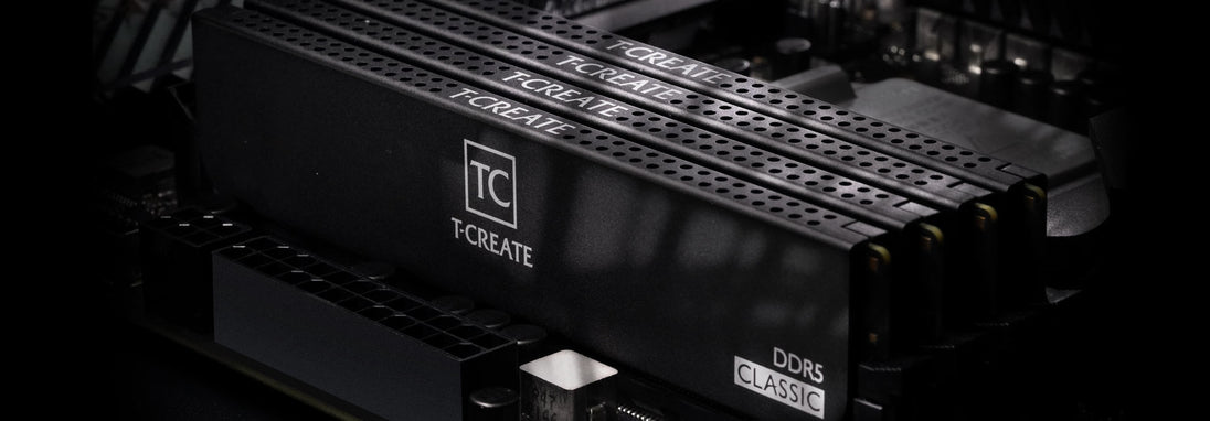 TEAM T-CREATE CLASSIC | DDR5 desktop RAM kit | 32GB 6000MHz CL48 | Black