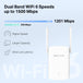MERCUSYS ME60X | Wi-Fi 6 range extender | AX1500 dual band | Gigabit Ethernet